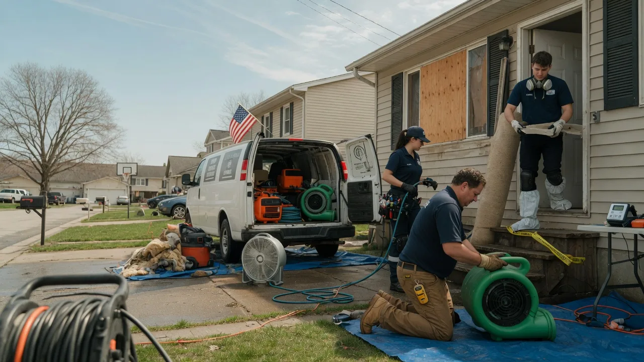 Water Damage Restoration in Leckrone, PA near me